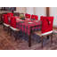 Housses de chaise de père Noël rouges 20 "