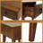 Acacia Crantor Mid-Century Modern 1 - Drawer Solid Wood Nightstand-288585033
