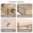 7-Piece Patio Outdoor Furniture Set With Table-1149303617