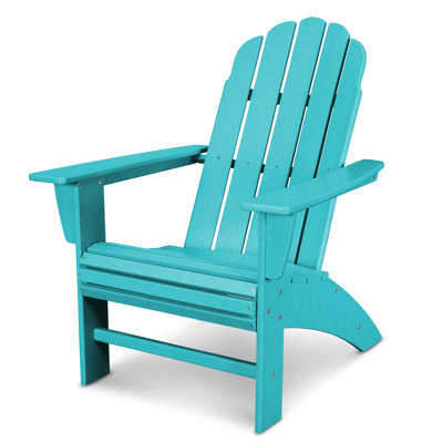 POLYWOOD Vineyard Curveback Resin Adirondack Chair
