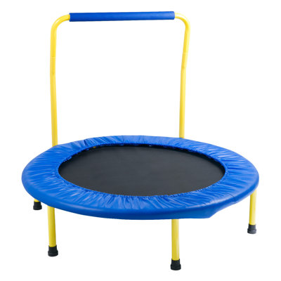 3FT Trampoline for Kids, 36" Trampolines Indoor/Outdoor Trampoline for Toddlers, Foldable Mini Baby Trampoline with Foam Handle, Recreational Trampoli