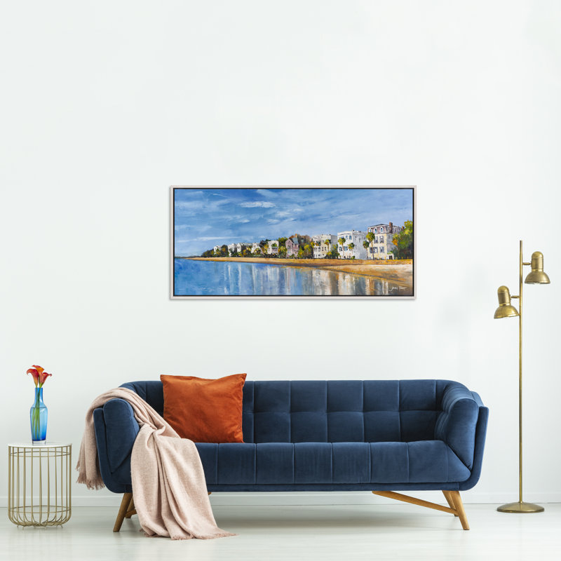 The Battery Painting by James Pratt, Image Brush Gel, 37.75" H x 82.75" W 