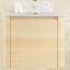 Meuble-lavabo mural simple 23,6 po avec dessus en pierre reconstituée-1284246527