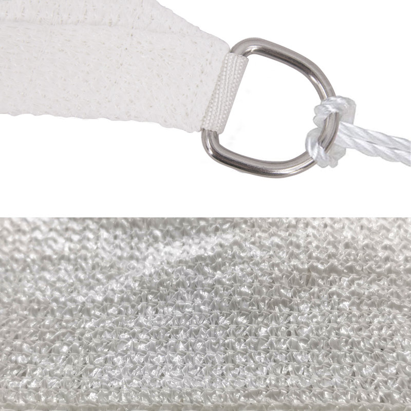 Drumnasole 3.6m x 3.6m Square Shade Sail, White