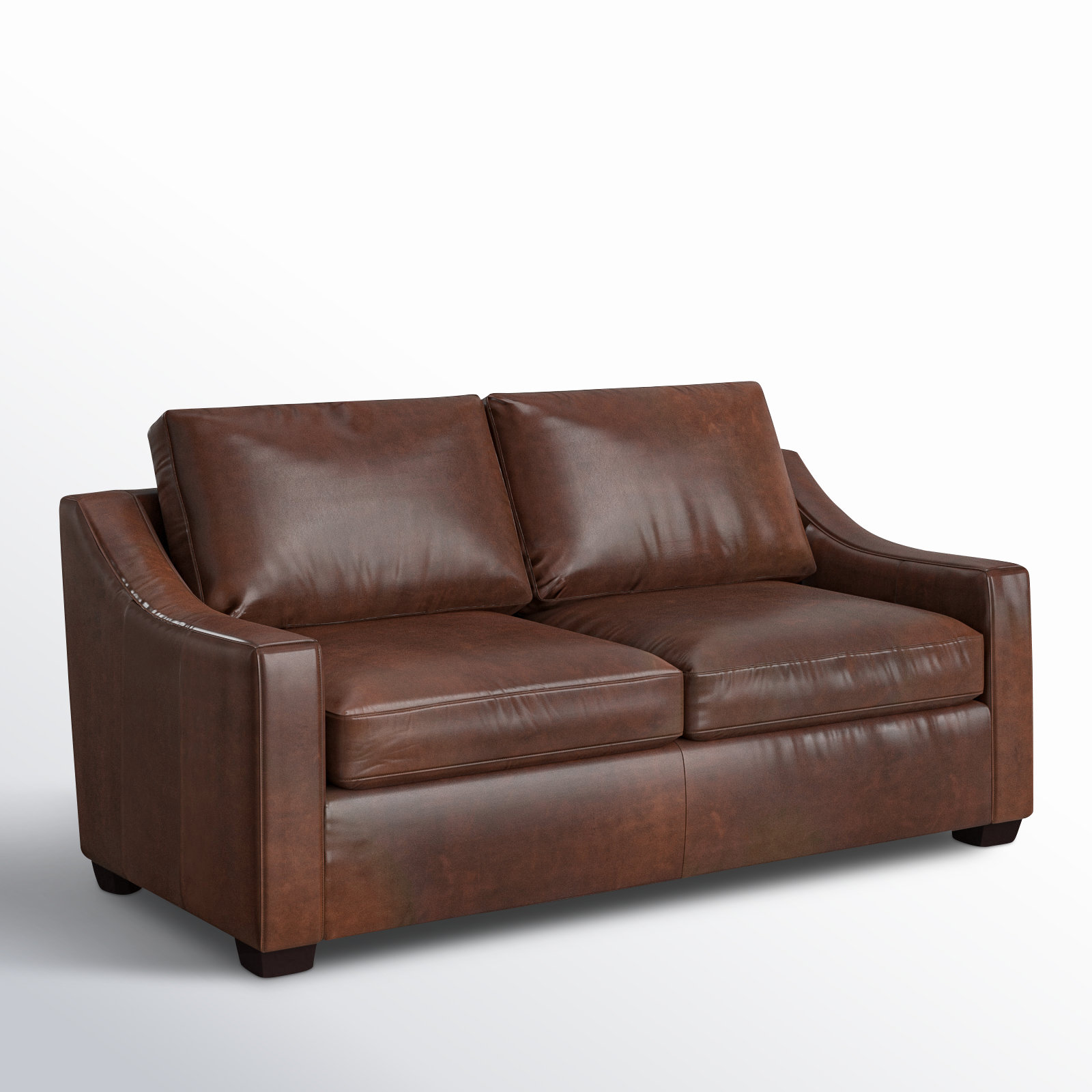 Cranbrook 78'' Upholstered Sofa, Bistro Rustic Genuine Leather