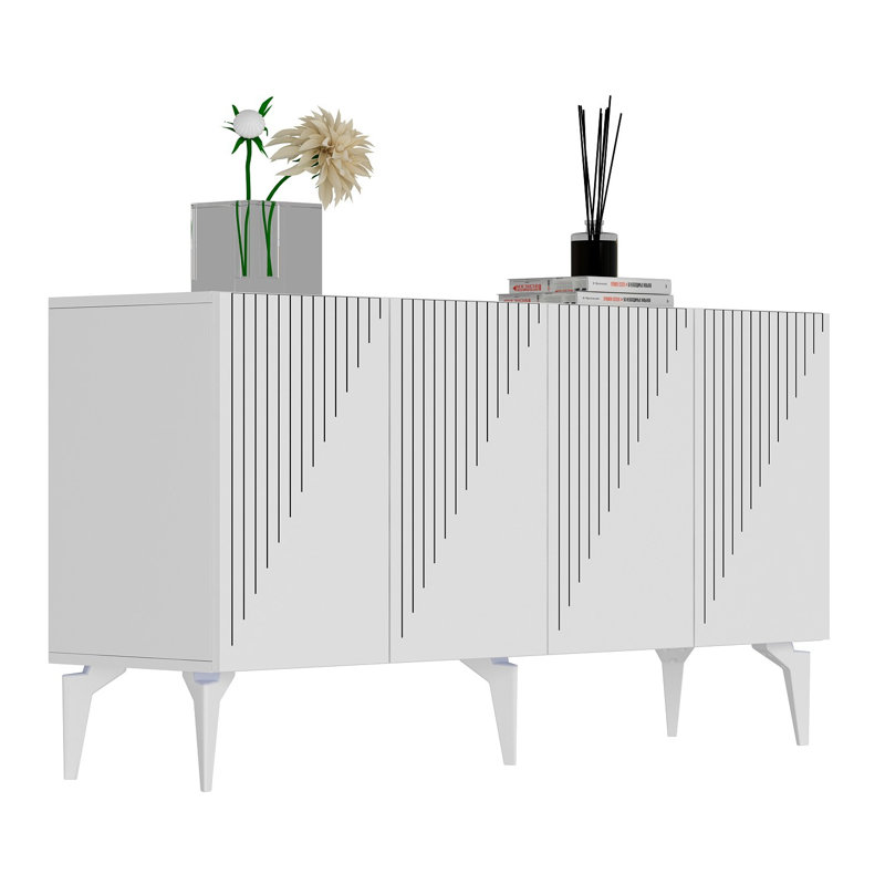 Olivia 79cm Console Table, White