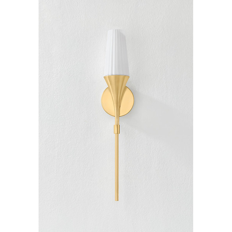 LUISA WALL SCONCE, Aged Brass