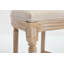 Ensemble de 2 chaises de bar French Country de 30 po de hauteur, rembourrées avec dossier rond, tréfilage et techniques de sculpture, démontables, pour le salon, la cuisine, le restaurant