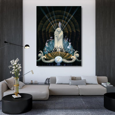 «Red Barrel Studio® Hoppe, Robert», art sur toile tendu sous le titre: Tranquility 186616Z