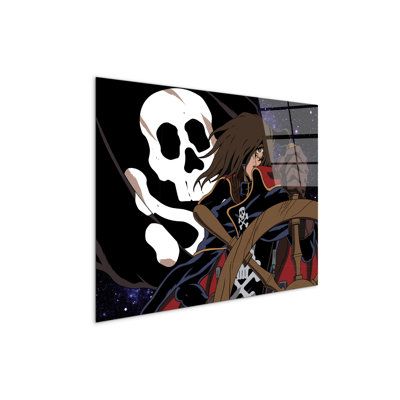 Homage To Captain II By Art Studio 58×78 Cm CrystalArt Acrylic Material Glass Effect, Frameless Panel, Lightweight Ready To Hang by Art Studio - No Frame Print on Plastic / Acrylic
