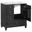 30 Inch Freestanding Bathroom Vanity with Ceramic Sink, Solid Wood Frame, Soft-Close Doors, and Multiple Storage Options-116452135-116452139