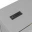 Grand lit escamotable avec grands tiroirs et USB, gris brossé-2078600492