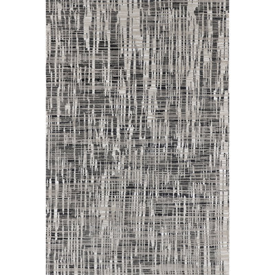 Abstract Area Rug in White