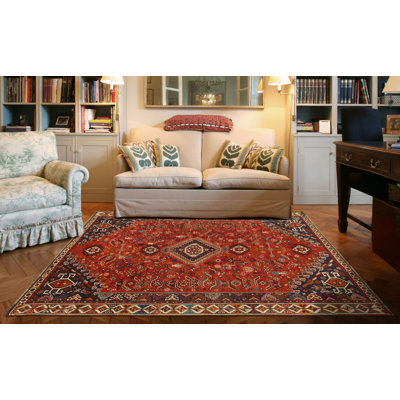 Fine Vintage Akhfash Red Rug