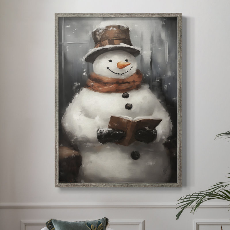 «Christmas Holiday Art», série 2-CXL III, reproduction encadrée - bois massif, H 30 po x l 24 po
