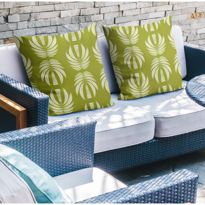 Housse et insert de coussin décoratif intérieur / extérieur en mélange de polyester