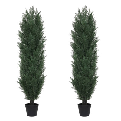 Faux Cedar Plant in Pot