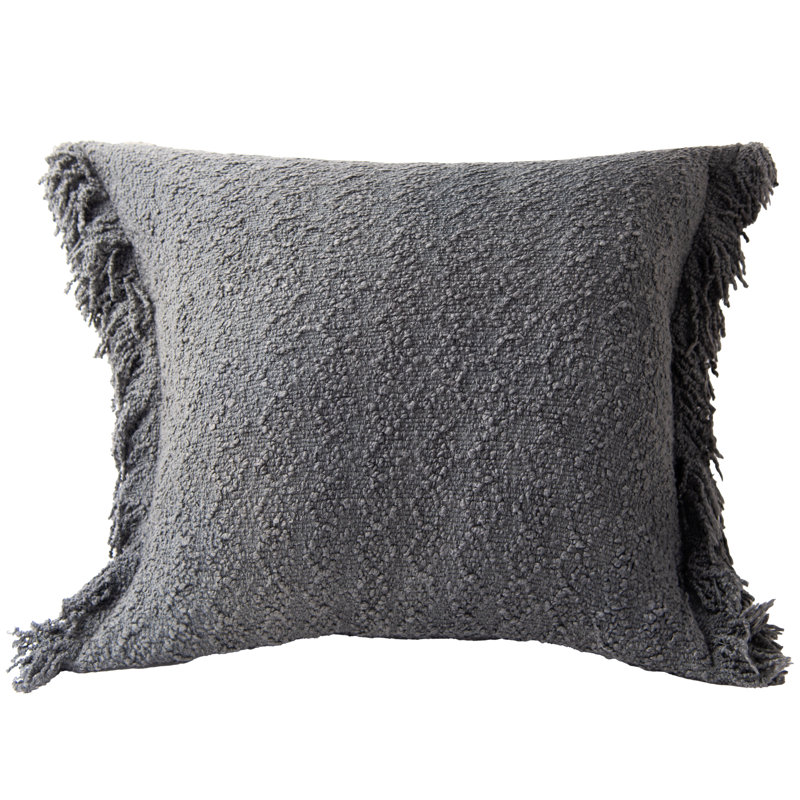  Housse et insert de coussin décoratif en coton, Gris