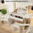 Vanity Desk With Mirror And Lights, Makeup Vanity Table Set With Charging Station & 2 Drawers And Foldable Table Extension Board, Bedroom Dressing Set With Chair, 3 Lighting Colors, White