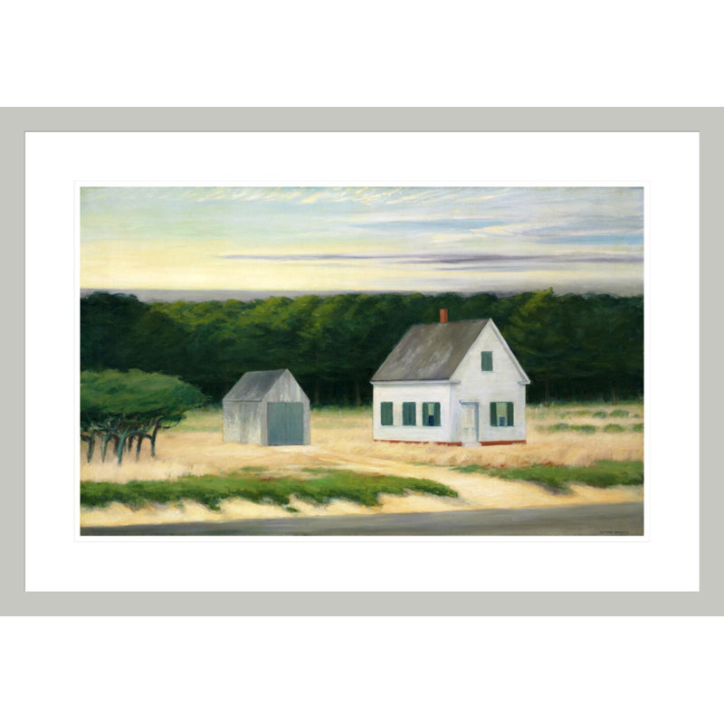 «August on Cape Cod» par Edward Hopper, impression giclée encadrée, 20.75" H x 29.5" W