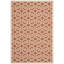 Tapis intérieur / extérieur terre cuite / beige Arneshia-1667857931