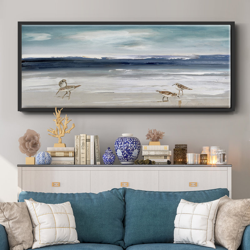 Sandpiper Bay - toile encadrée, 24" H x 60" W
