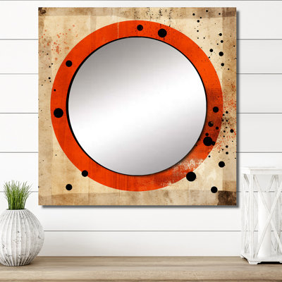 Neric - Modern Midcentury Large Square Mirror For Wall Art Decor