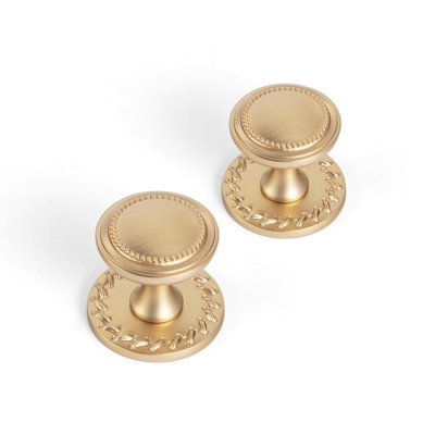 1 1/3" Mushroom Knob With Backplate(G016Y)