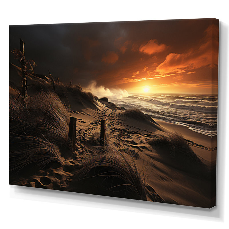 " Beach Photo Dune Dreams VI ", 24" H x 32" W x 1" D, Wrapped Canvas