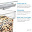 Petit bac de rangement pour produits secs iDesign, la collection iD Fresh, bac transparent