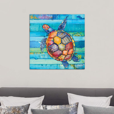 Honu by Danny Phillips - Wrapped Canvas Painting