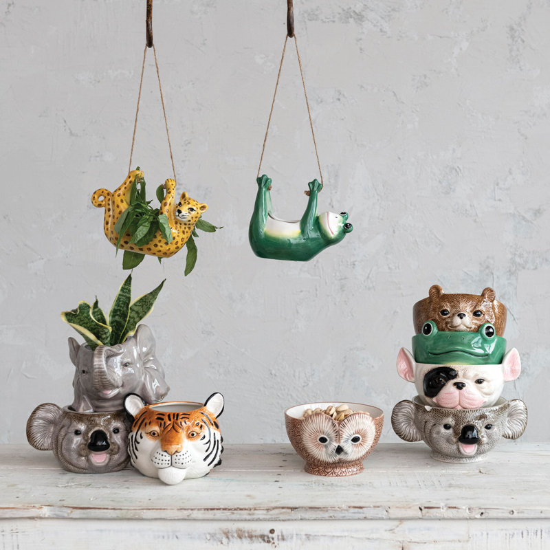 Ceramic Animal Shaped Bowls In Various Sizes