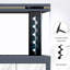 Réservoir d'aquarium Arowana en verre blanc Minimalist Light Luxury-1003395346