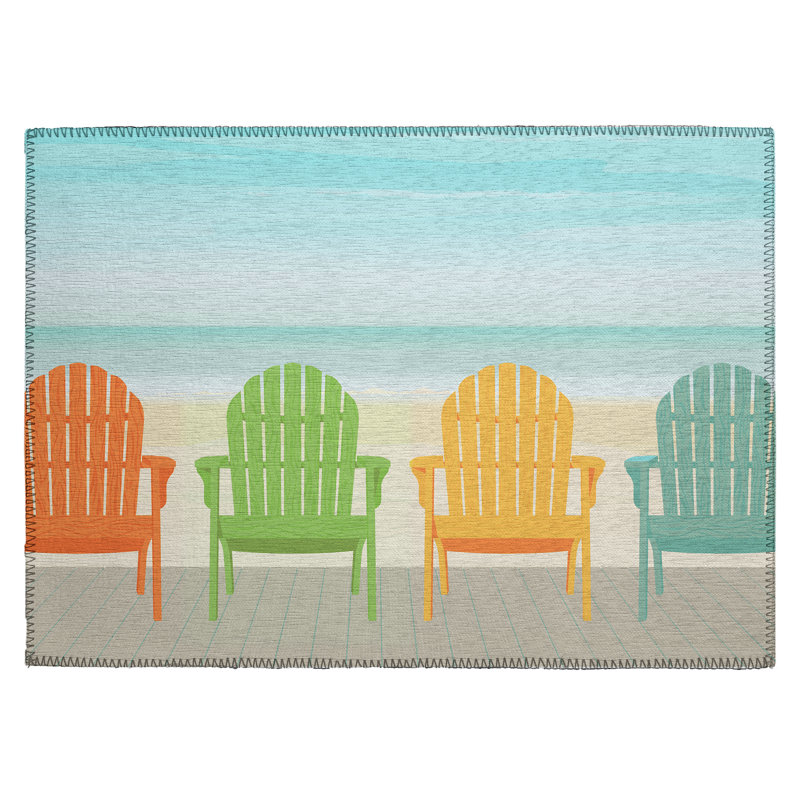 Amante Washable Indoor / Outdoor Rug, Rectangle 1'8" x 2'6"
