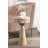 Solbrett Sculptural Mango Wood Side Table-1071950050