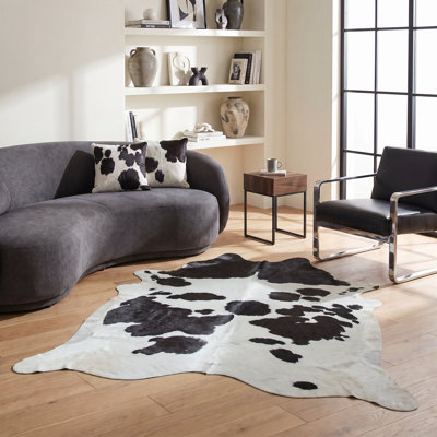 Tapis noir / blanc Wickersham