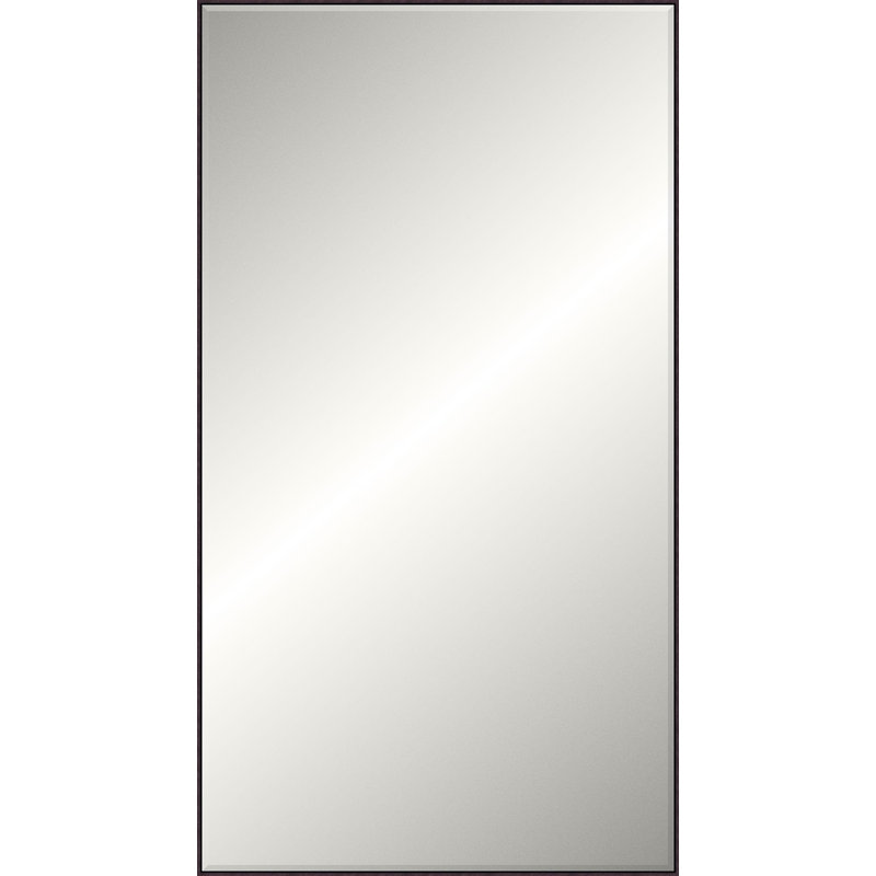 Floater 1 Solid Wood Beveled Mirror, Rectangle, 89.25" x 49.25", Espresso