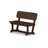 POLYWOOD Park Backless Bench-9542069-9552054-9552106