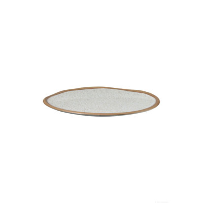 ASA Selection caja dinner plate, dinner plate, stoneware, gray, D 26cm