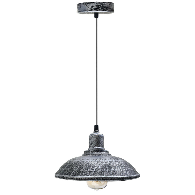 Colusa 1 - Light Dome Pendant, Brushed Silver