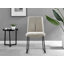 Round Concrete Effect & Black Legs Dining Table With Storage Shelf & 4 Luxury Velvet Dining Chairs-73584460