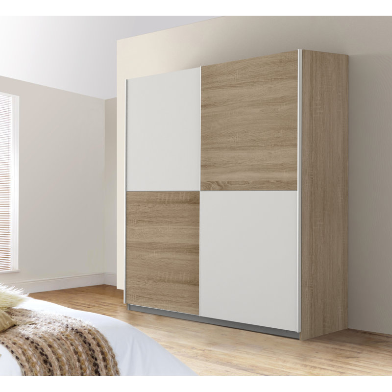 Armoire Anglers, Brun / blanc