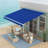 Outsunny Polyester Cover Retractable Patio Awning-97850773-97850775-97850777