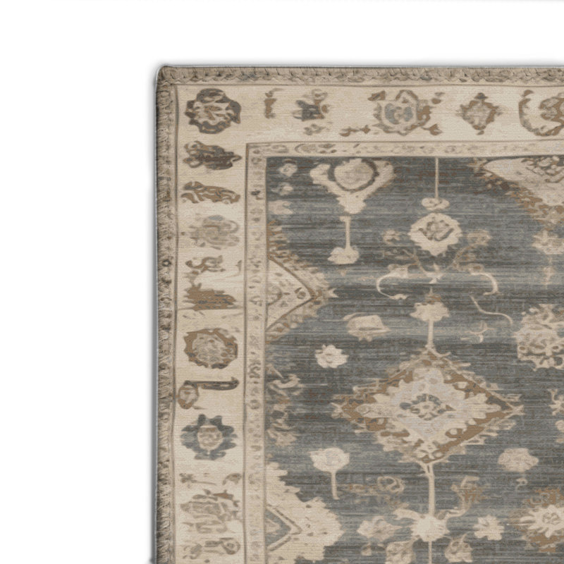 Tapis gris intérieur et extérieur surteint, Rectangle 4pi x 6 pi