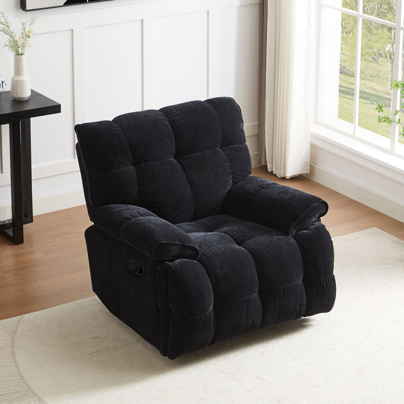 Fauteuil inclinable robuste en tissu Afsara