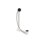 Clearflo Cable Bath Leg Tub Drain with Overflow