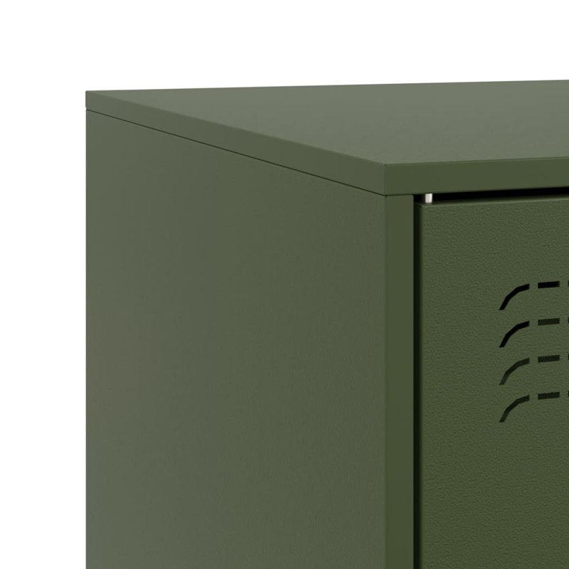 Anudhya Unfinished TV Stand for TVs up to 24", Olive