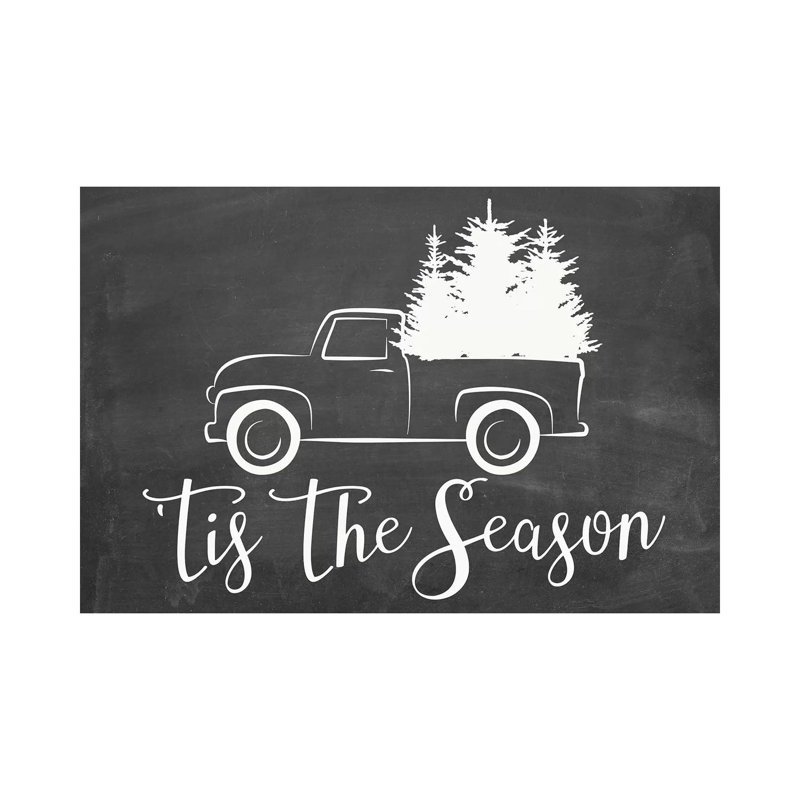 Rustic Christmas IV 1 Piece Wrapped Canvas Wall Art, 20.32cm H x 30.48cm W