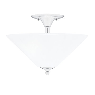 Mannheim Semi-Flush 2 Bulbs With Glass