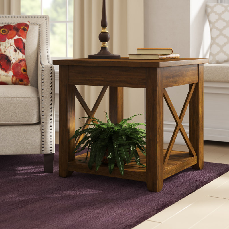 Table de bout avec rangement Winni